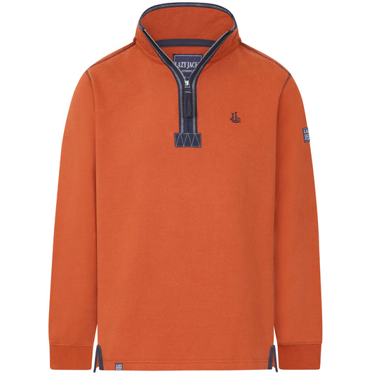 LJ40 - Quarter Zip Sweatshirt - Saffron