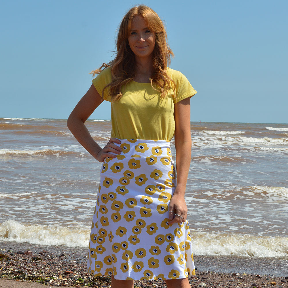 LJ41 - Jersey Skirt - Blossom