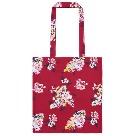 LJ409 - Printed Tote Bag - Wildflower Rouge