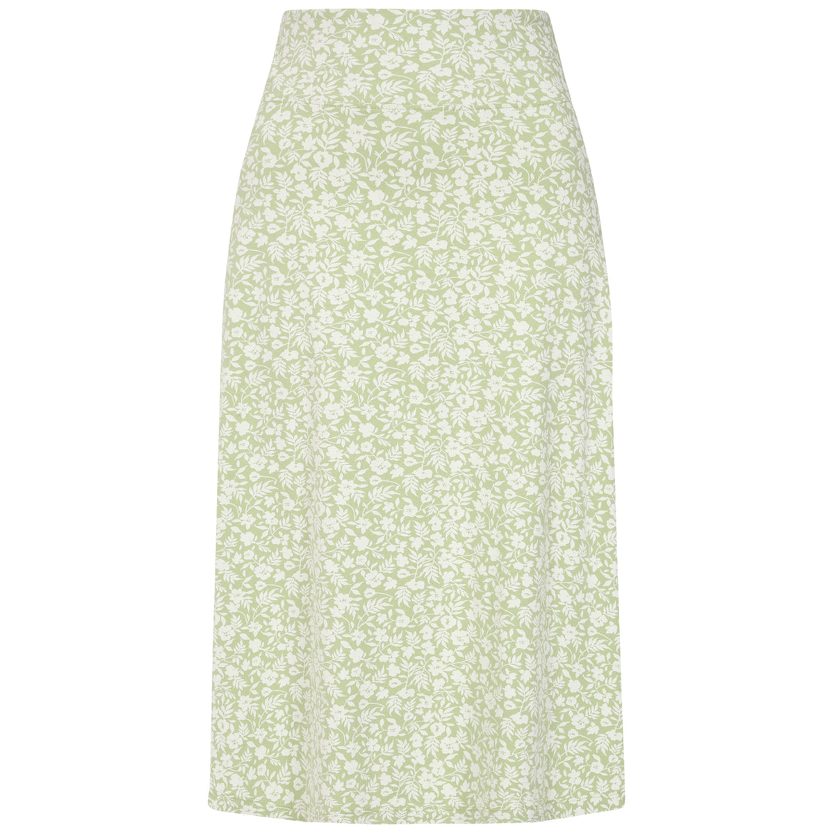 LJ41 - Printed Jersey Skirt - Flora Grass