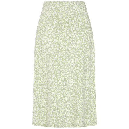 LJ41 - Printed Jersey Skirt - Flora Grass
