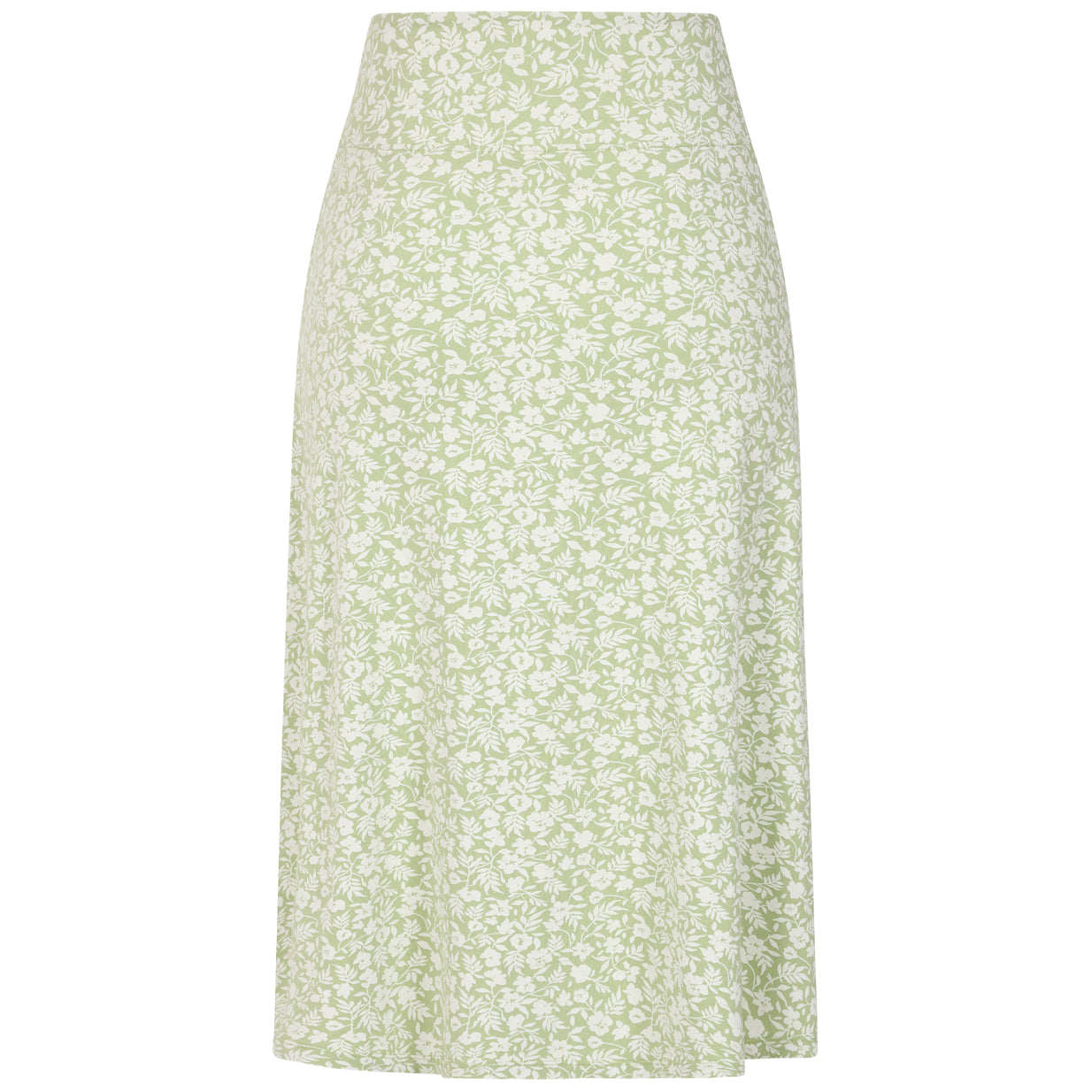 LJ41 - Printed Jersey Skirt - Flora Grass