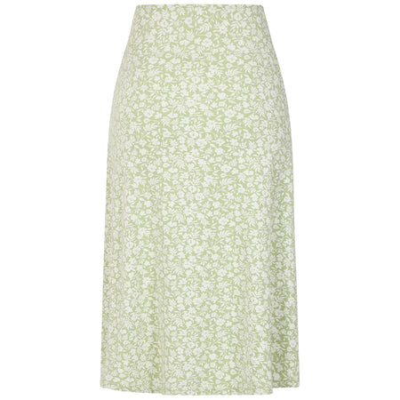 LJ41 - Printed Jersey Skirt - Flora Grass