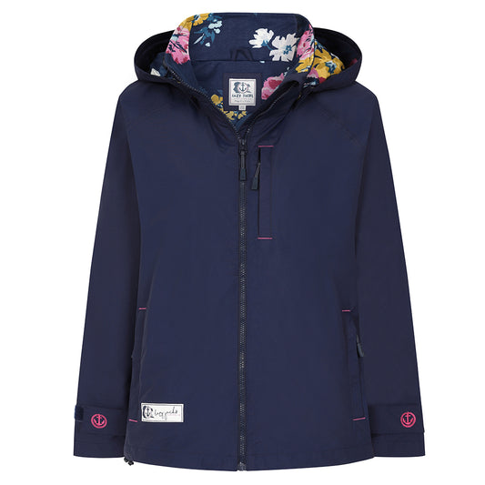 LJ45 - Ladies Waterproof Coat - Marine Posy