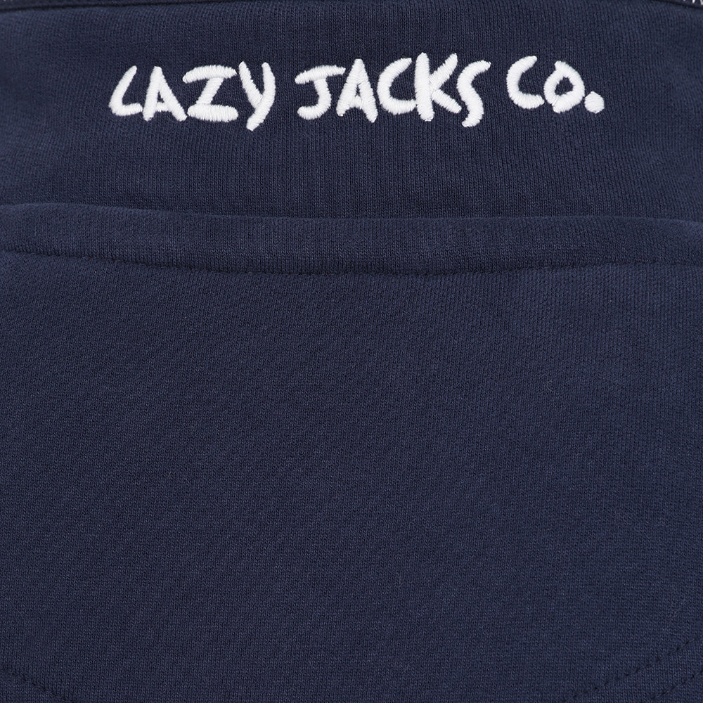 LJ51 - Men's Striped 1/4 Zip Sweatshirt - Rouge