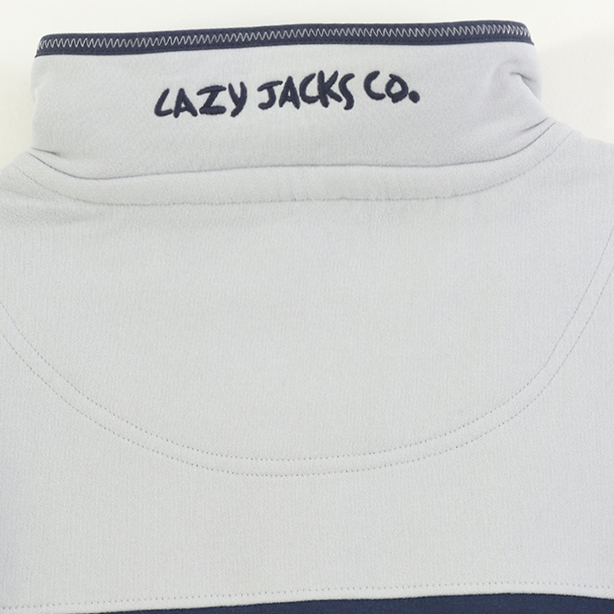 LJ51 - Men's Striped 1/4 Zip Sweatshirt - Seaweed