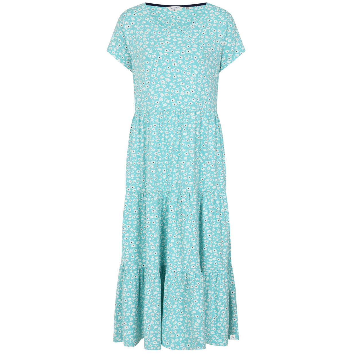 LJ520 - Patterned Maxi Dress - Buttercup