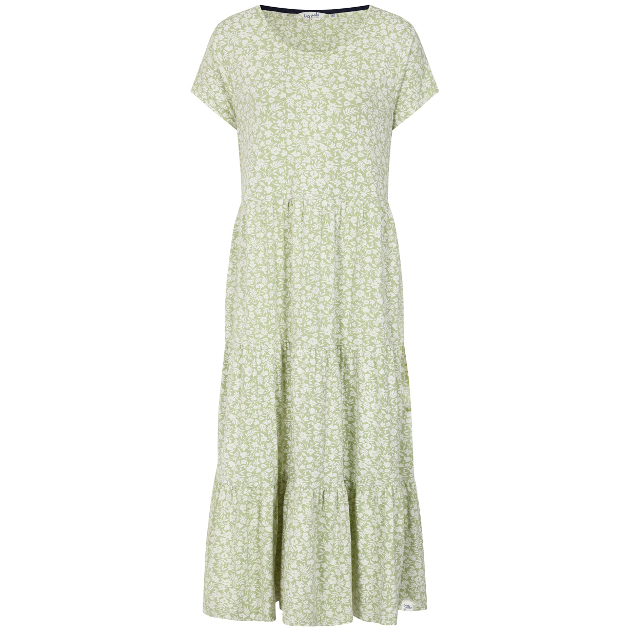 LJ520 - Patterned Maxi Dress - Flora Grass