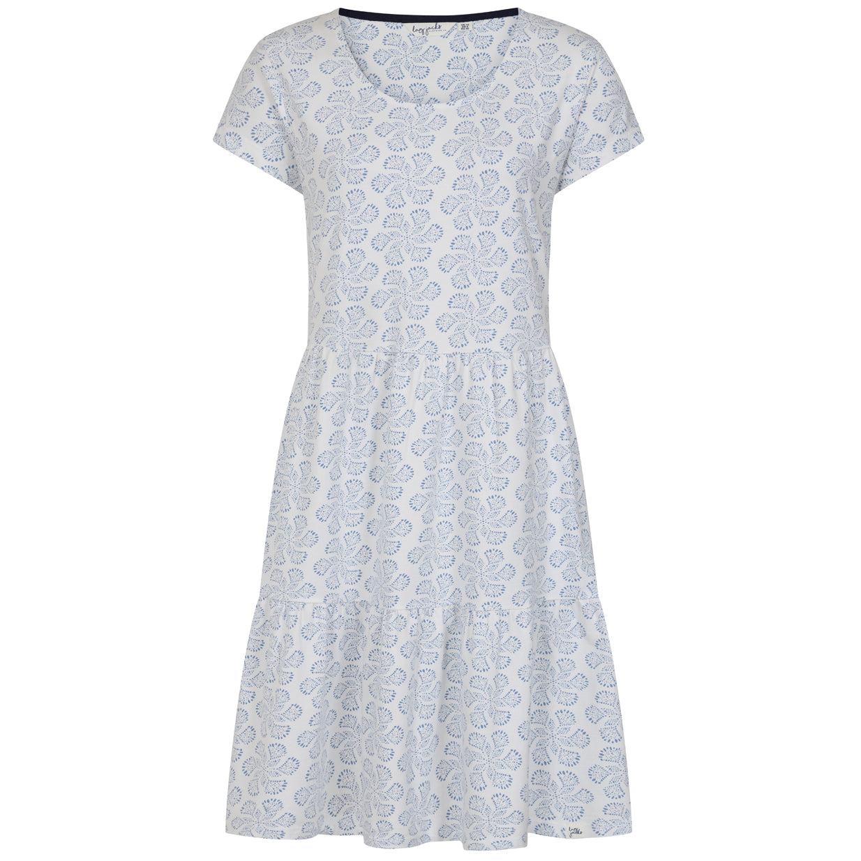 LJ521  - Printed Dress - Swirls