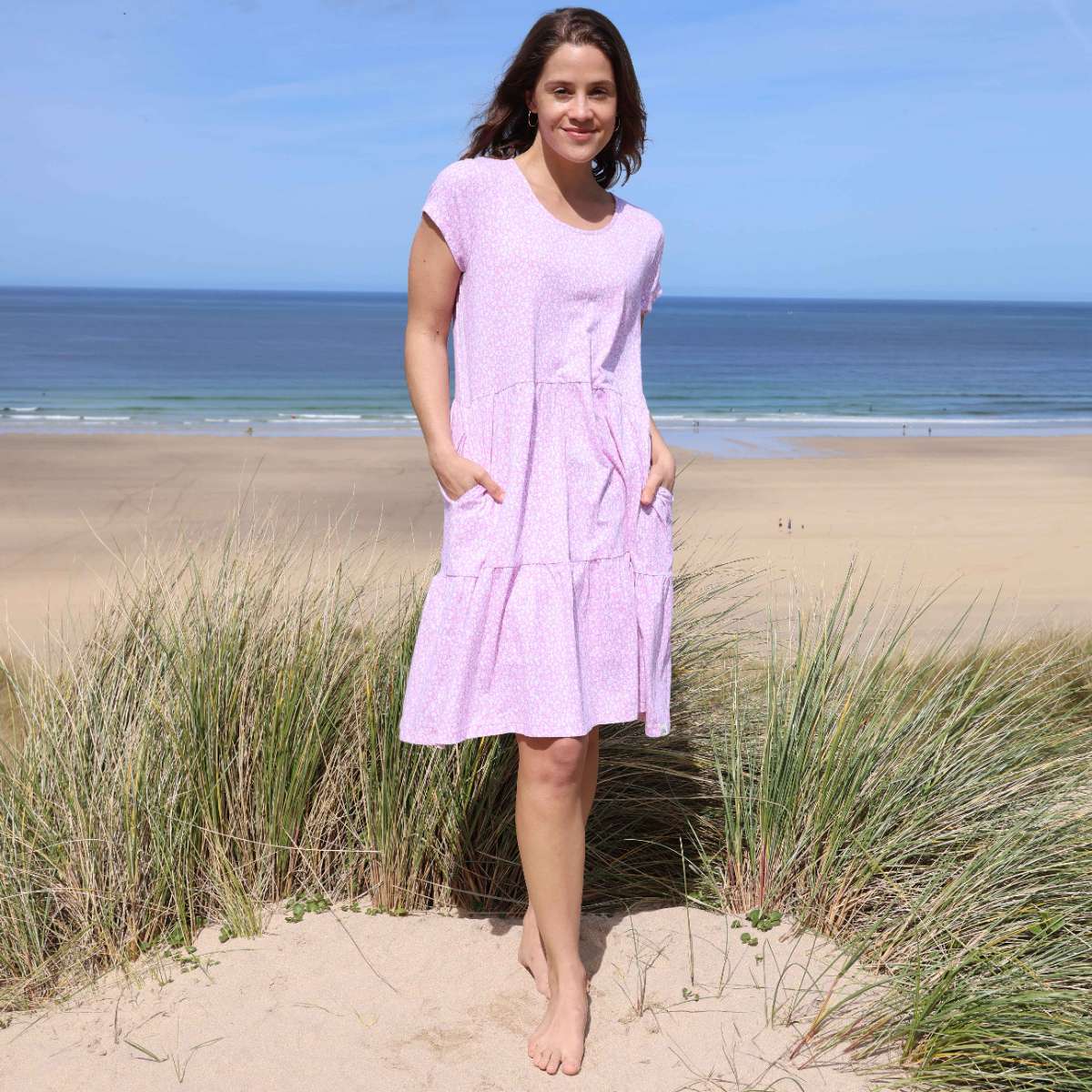 LJ521 - Printed Dress - Ditsy