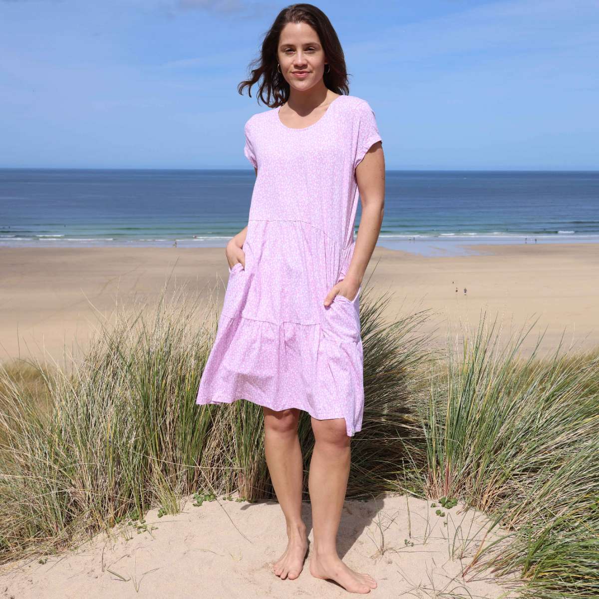 LJ521 - Printed Dress - Ditsy