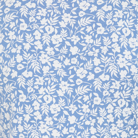 LJ523 - Printed Dress - Flora Blue