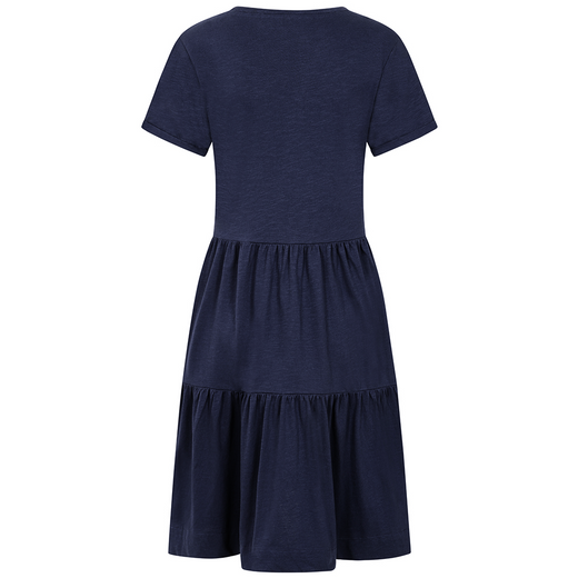 LJ524 - Ladies Tiered Dress - Midnight