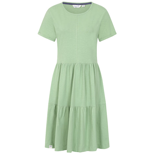 LJ524 - Ladies Tiered Dress - Grass