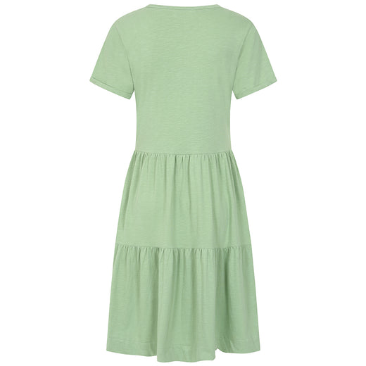 LJ524 - Ladies Tiered Dress - Grass