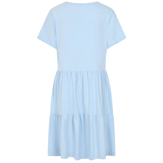 LJ524 - Ladies Tiered Dress - Sky