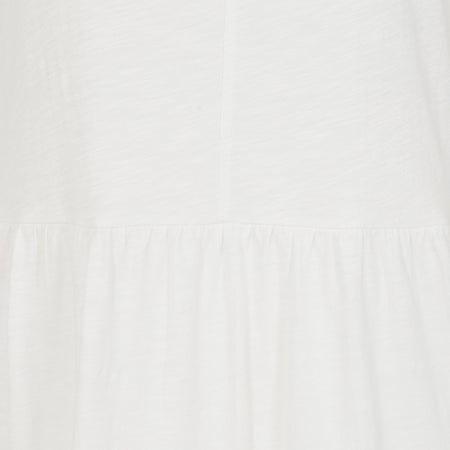 LJ524  - Ladies Tiered Dress - White