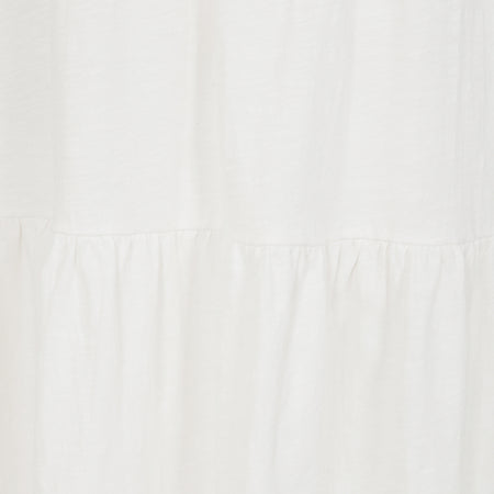 LJ524  - Ladies Tiered Dress - White