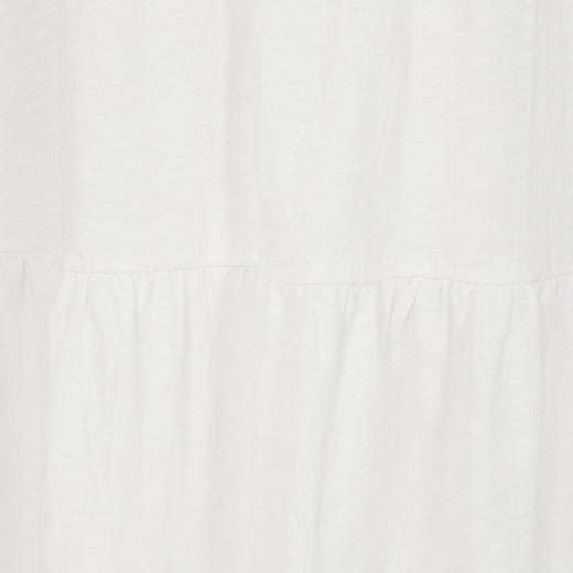 LJ524  - Ladies Tiered Dress - White