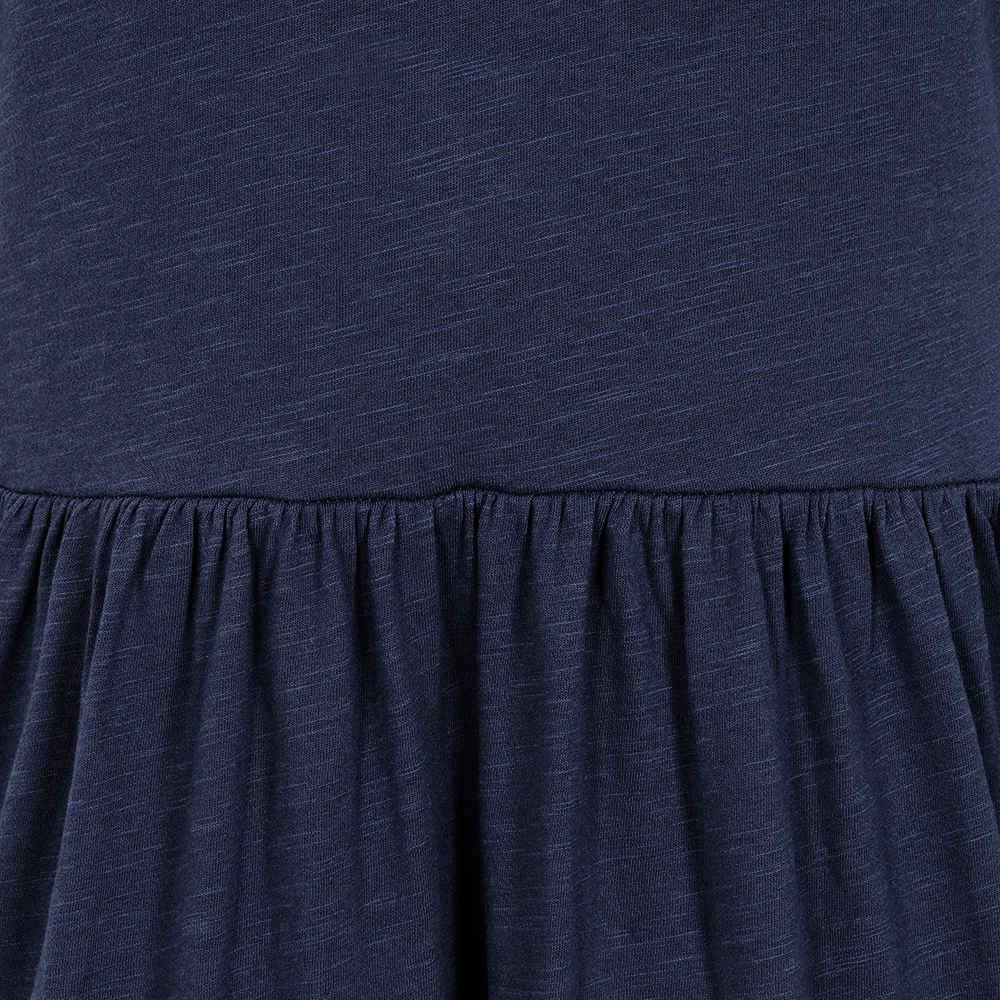 LJ525 - Ladies Long Gathered Dress - Midnight