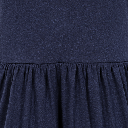 LJ525 - Ladies Long Gathered Dress - Midnight
