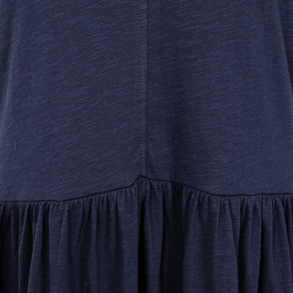 LJ525 - Ladies Long Gathered Dress - Midnight