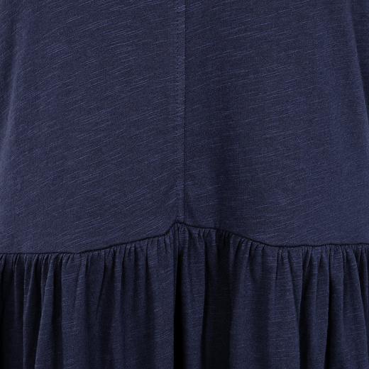 LJ525 - Ladies Long Gathered Dress - Midnight