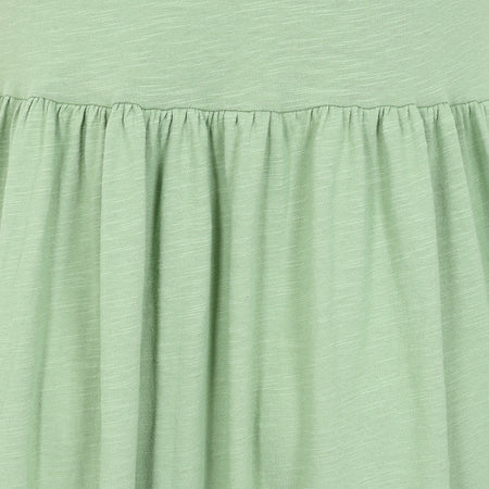 LJ525 - Ladies Long Gathered Dress - Grass