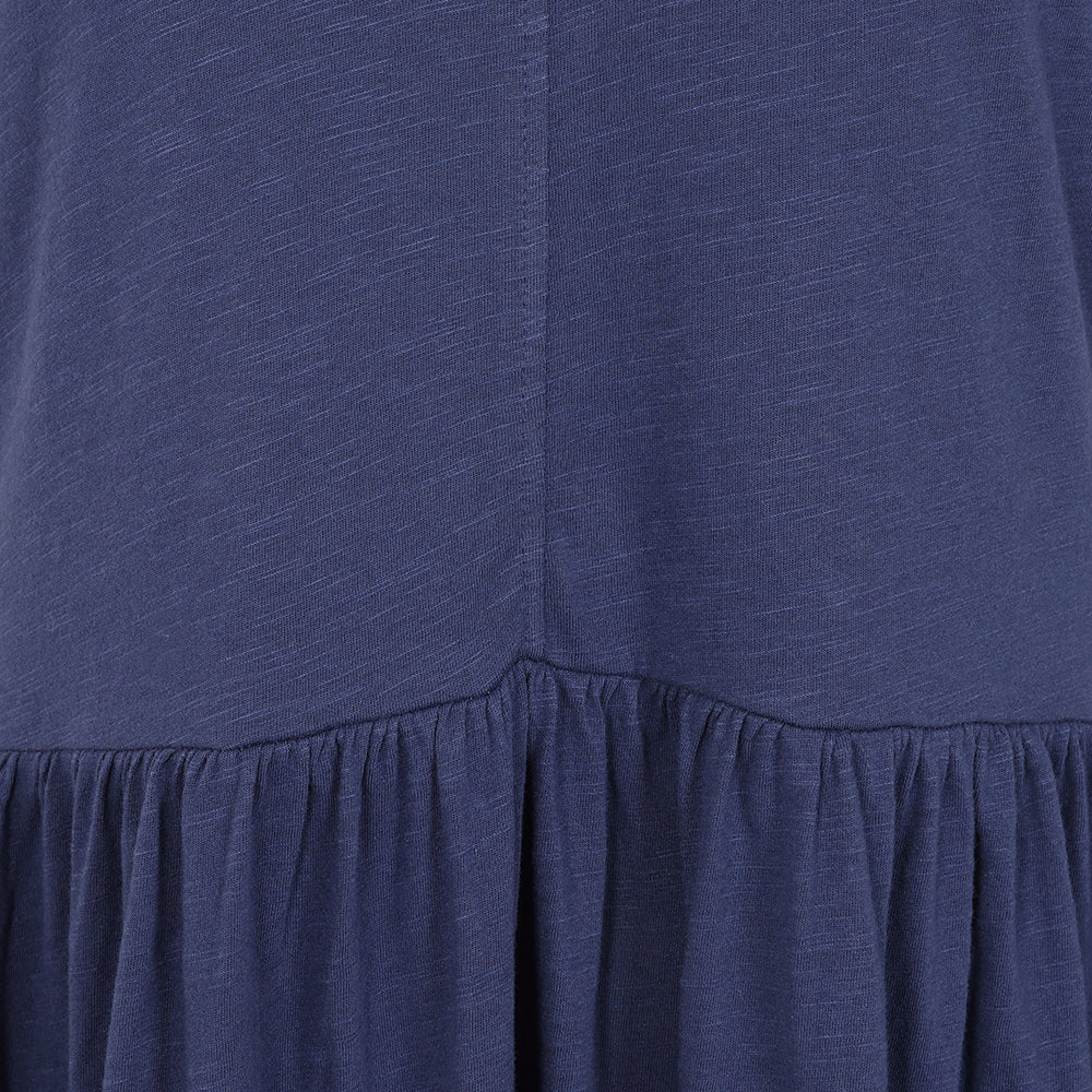 LJ525 - Ladies Long Gathered Dress - Twilight