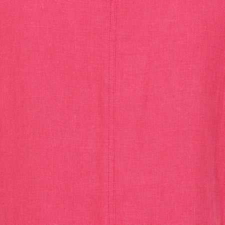 LJ526 - Long Linen Dress - Cherry