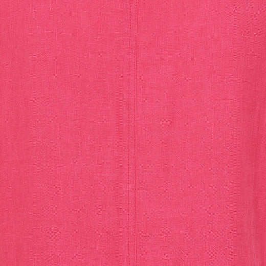 LJ526 - Long Linen Dress - Cherry