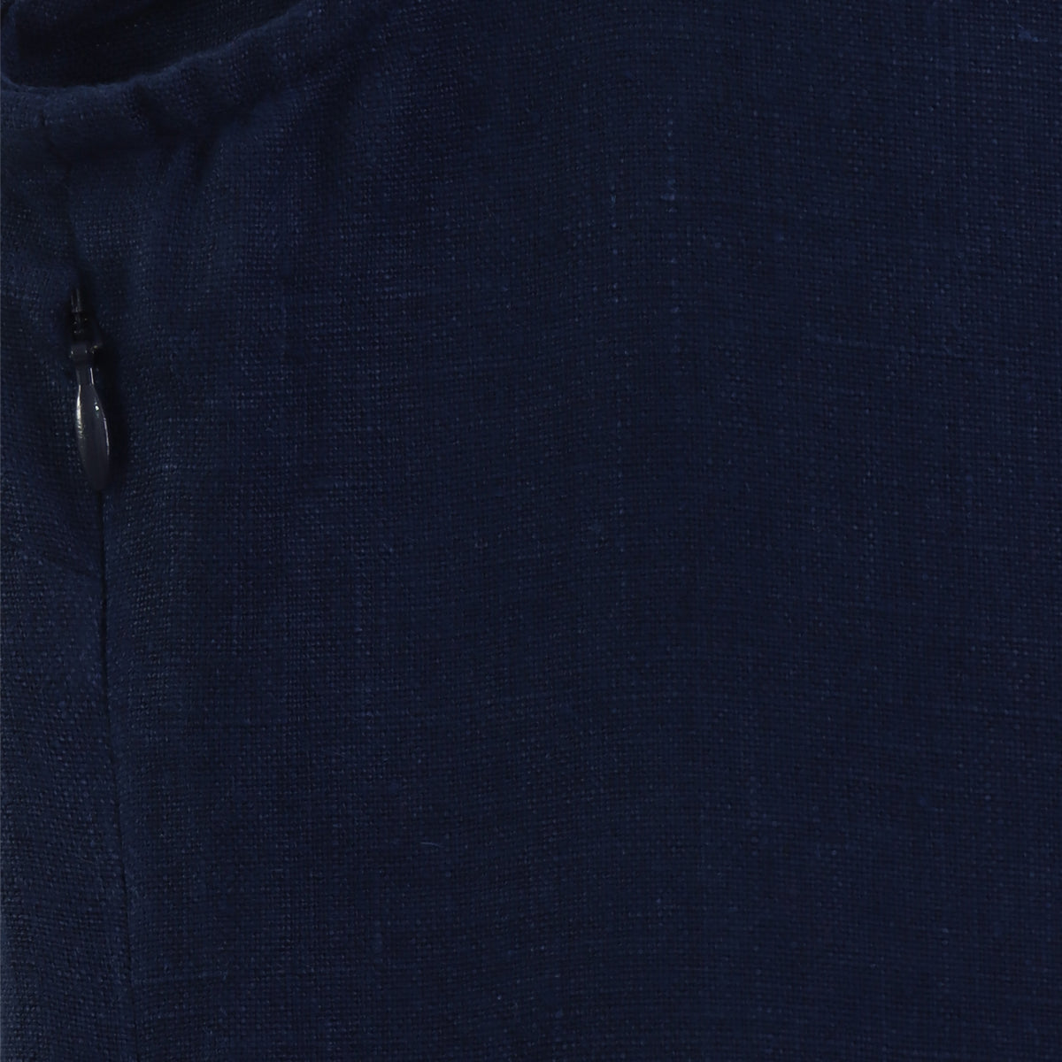 LJ526  - Long Linen Dress - Midnight