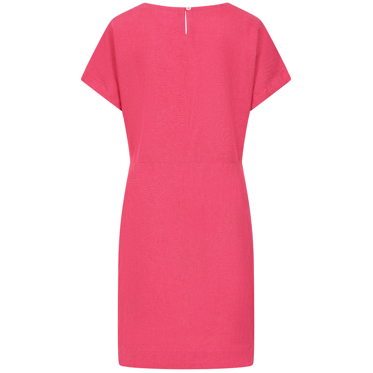 LJ527 - Short Linen Dress - Cherry