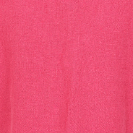 LJ527 - Short Linen Dress - Cherry
