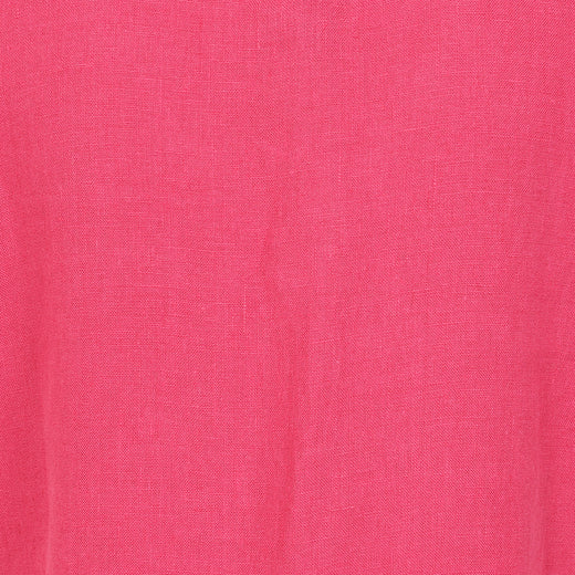 LJ527 - Short Linen Dress - Cherry