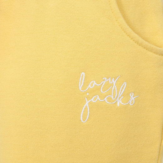 LJ55C - Girl's Jersey Shorts - Lemon