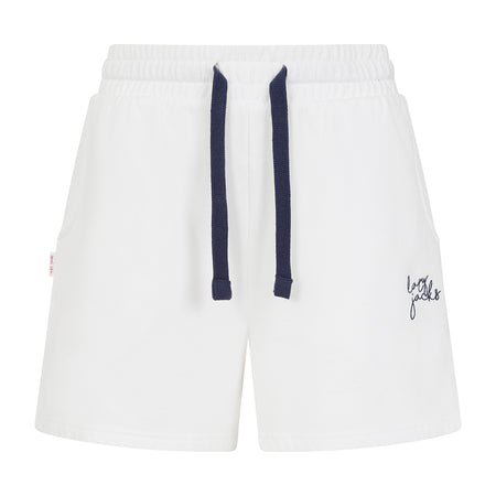 LJ55 - Ladies Jersey Shorts - White