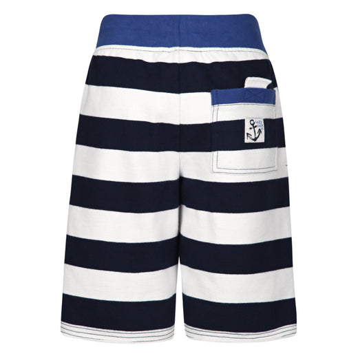 LJ58C - Boys Striped Shorts - Marine