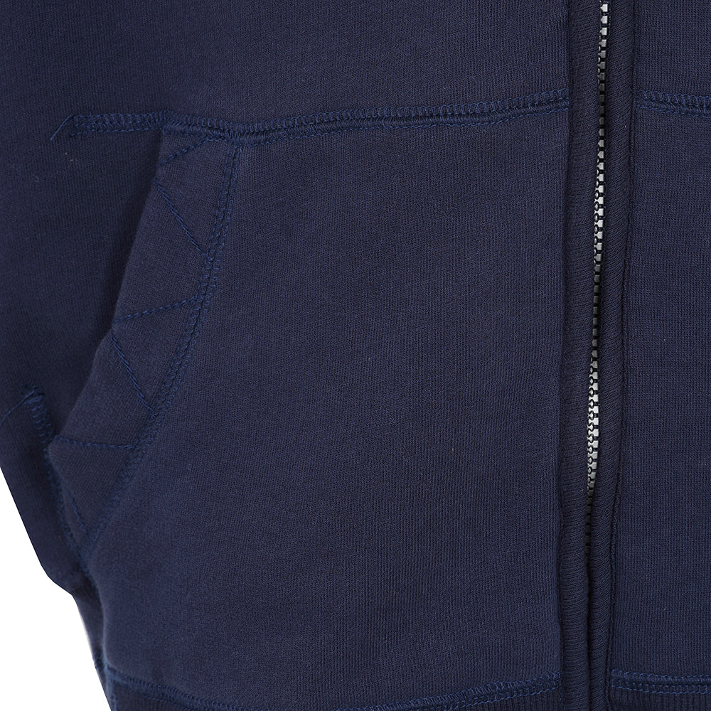 LJ59 - Men's Full Zip Hooded Sweatshirt - Marine