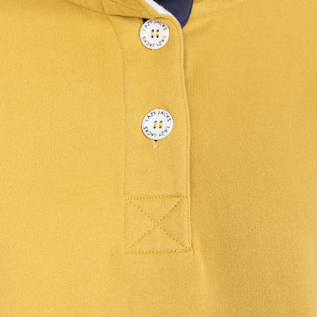 LJ5 - Ladies' Button Neck Sweatshirt - Heather