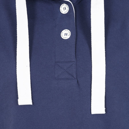 LJ5 - Ladies Button Neck Sweatshirt -  Twilight