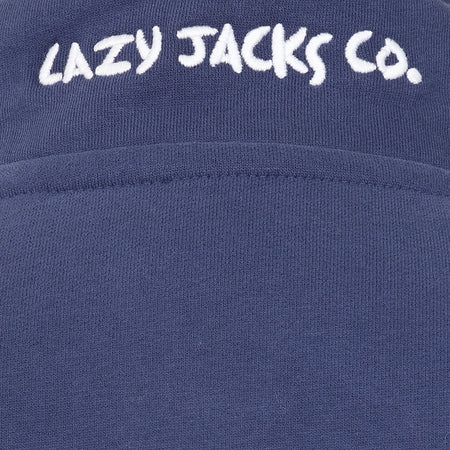 LJ5 - Ladies Button Neck Sweatshirt -  Twilight