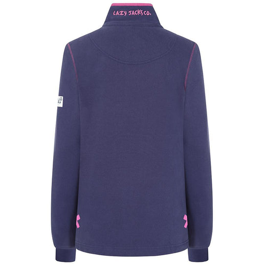 LJ5 - Ladies' Button Neck Sweatshirt - Twilight
