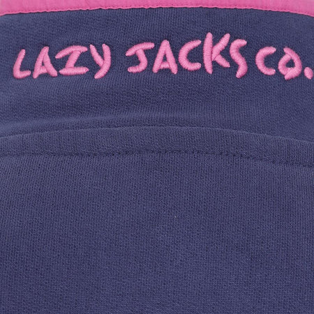 LJ5 - Ladies' Button Neck Sweatshirt - Twilight