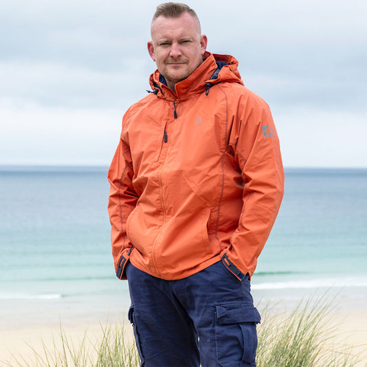 LJ60 - Men's Waterproof Coat - Orange