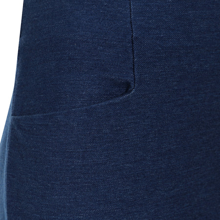 LJ600 - Cotton Skirt - Indigo