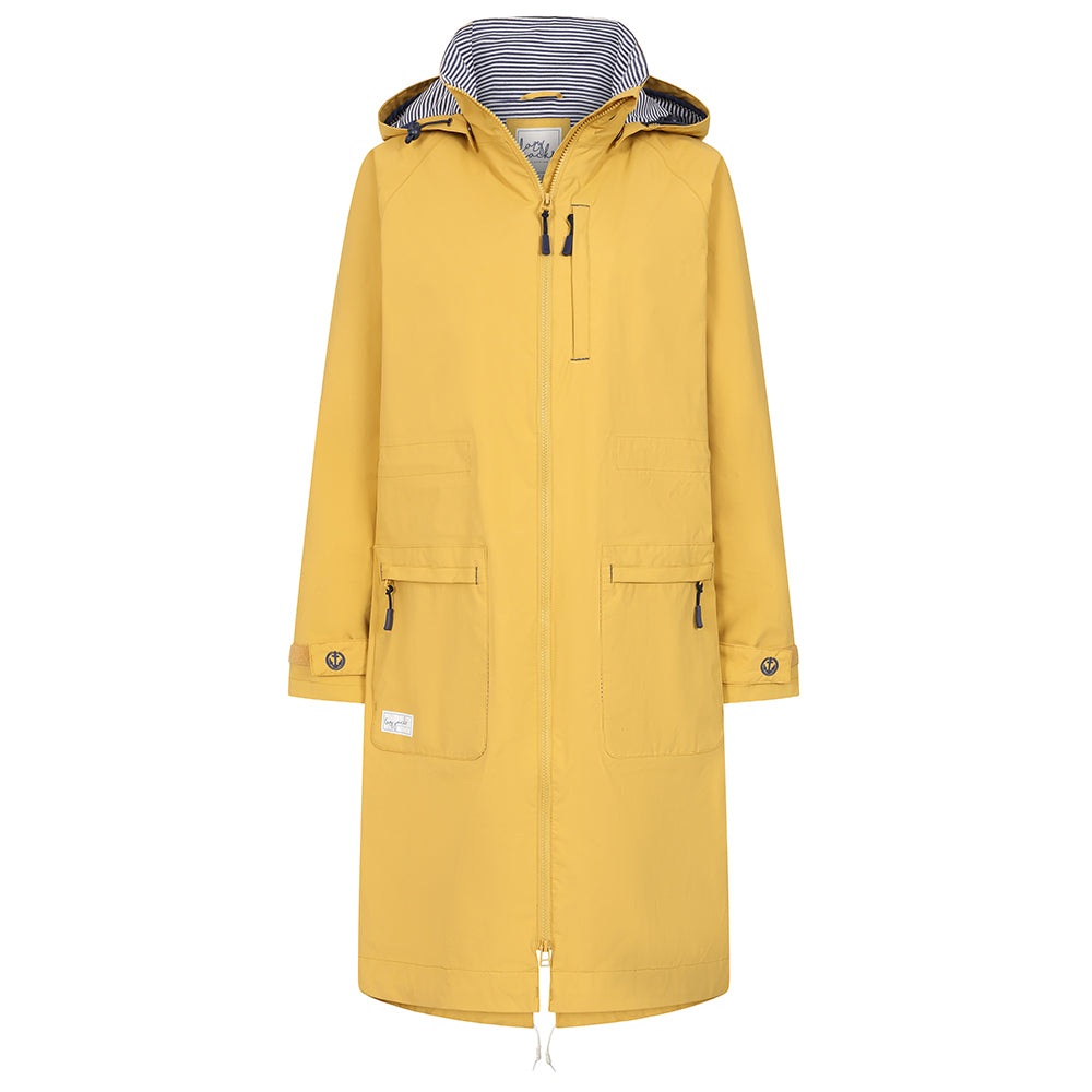 LJ67 - Ladies Longline Waterproof Coat - Heather