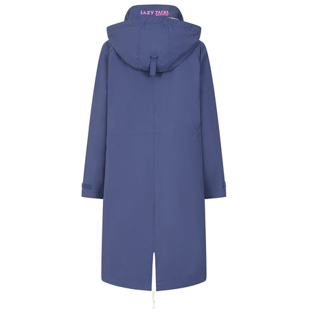 LJ67 - Ladies Long Waterproof Coat - Twilight