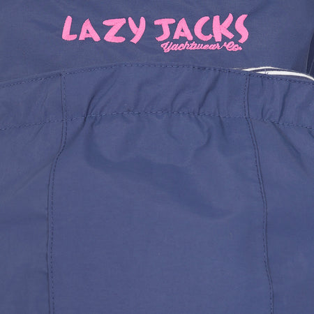LJ67 - Ladies Long Waterproof Coat - Twilight