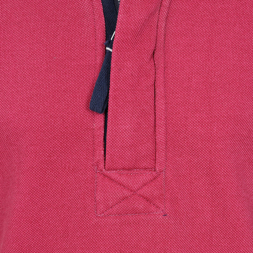 LJ700C - Boys Pique 1/4 Zip Sweatshirt - Rouge